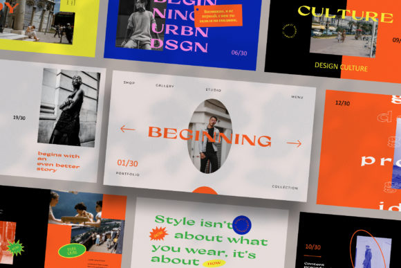 Beginning - Keynote Template for Professional Presentations