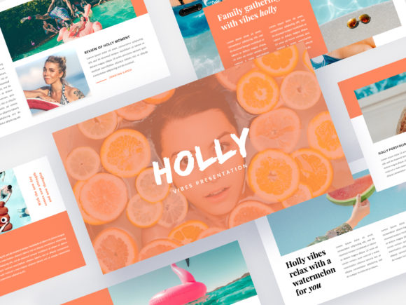 Holly - Vibes Google Slide Template: A Modern Solution for Professional Presentations