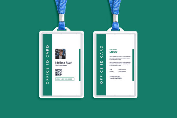 Modern ID Card Templates Design for Corporate Branding