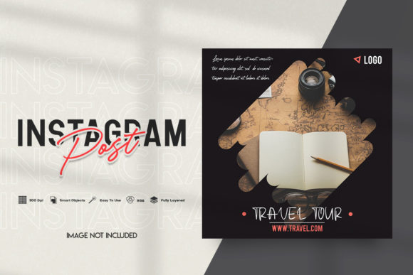 Travel Tour Instagram Post Template for Business Growth