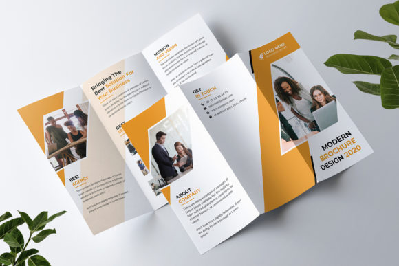 Tri-fold Brochure Template for Creative Agencies