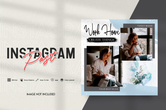 Work Home Instagram Post: Streamlining Your Business Promotion with Professional Templates